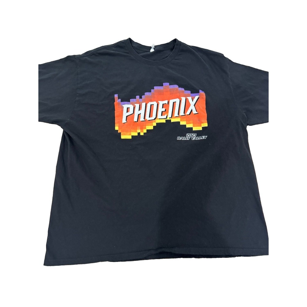Phoenix Suns 2021 Rally the Valley Booker #1 T-Shirt Men's 3XL Black